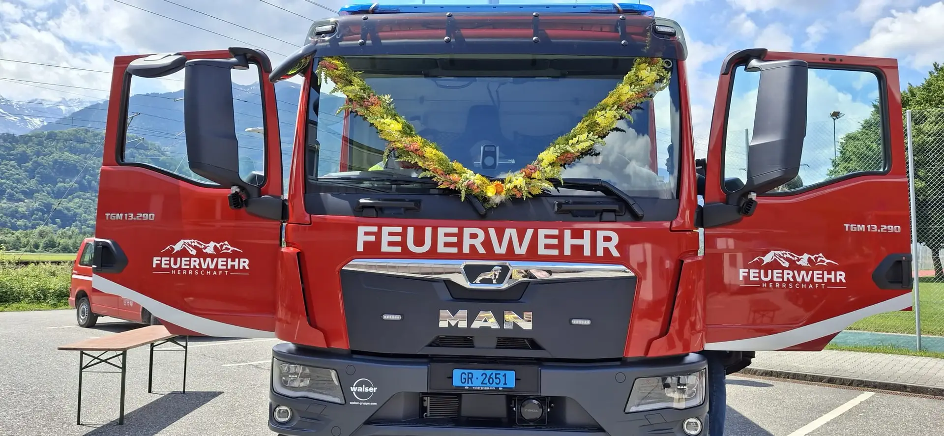 Einweihung Tanklöschfahrzeug